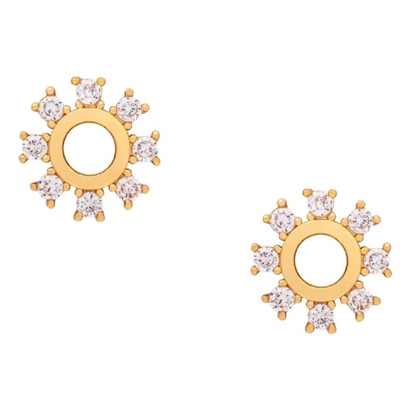 ALICIA BONNIE • Gloria Gold Stud Earrings - Picture 1 of 4